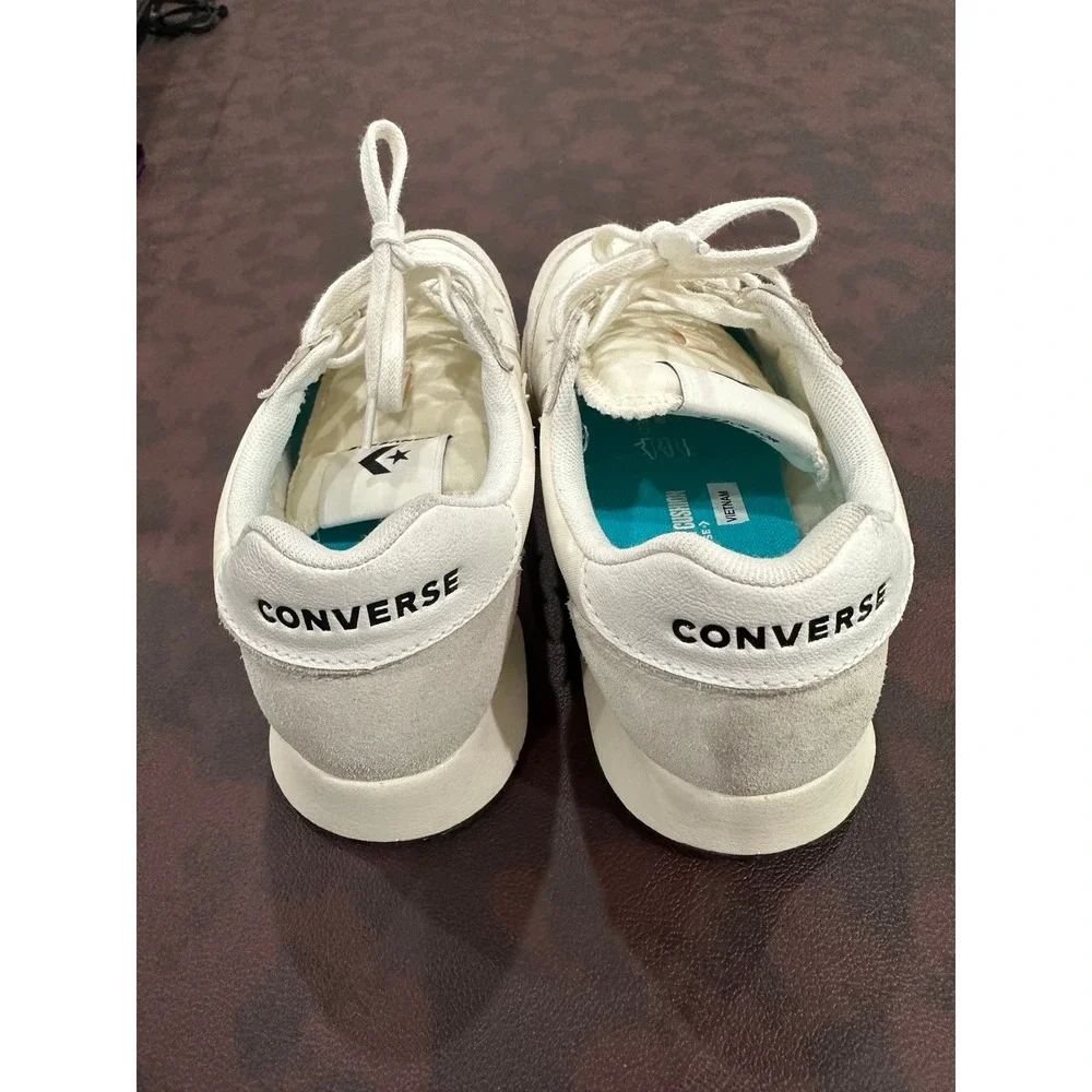 Converse‎ Auckland Ultra Sneakers Egret White Suede Low Top A13469C Womens 8